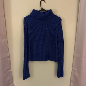 Arizona Jean Company Royal Blue Chunky Turtleneck Sweater